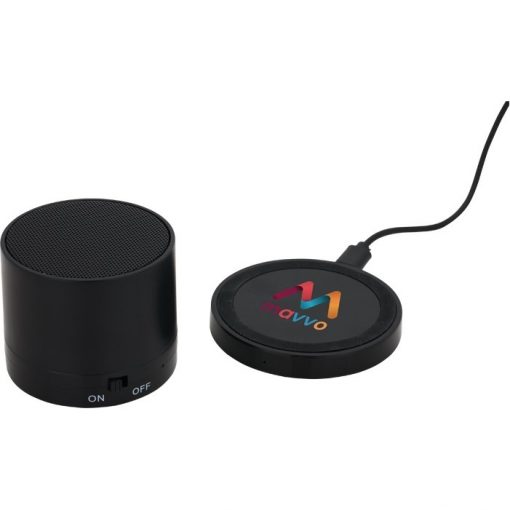 3W Wireless Charging Speaker with Charging Pad