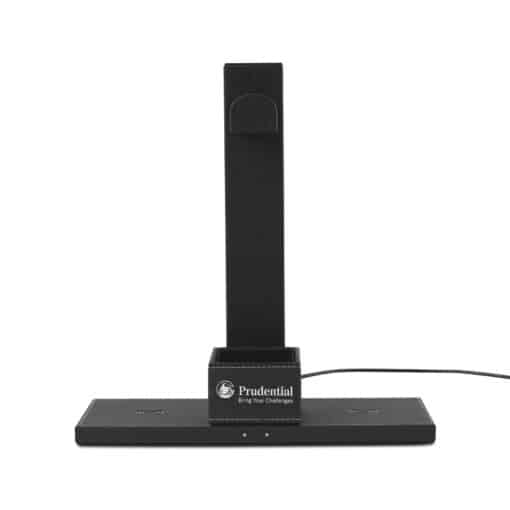 Truman Dual Wireless Charger and Headphone Stand - Black-1
