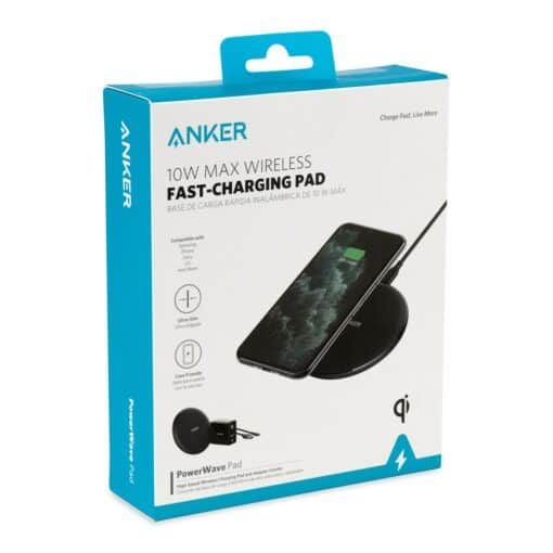Anker® PowerWave Pad 10W Wireless Charger - Black-3