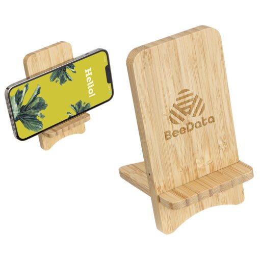 Bamboo Wireless Charger Portable Phone Stand-1