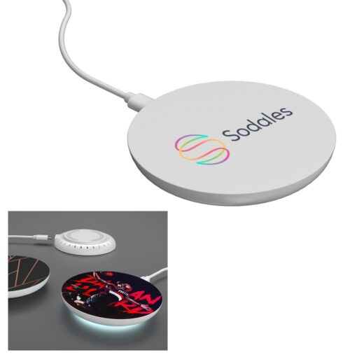 15W Wireless Charger With LED Light-4