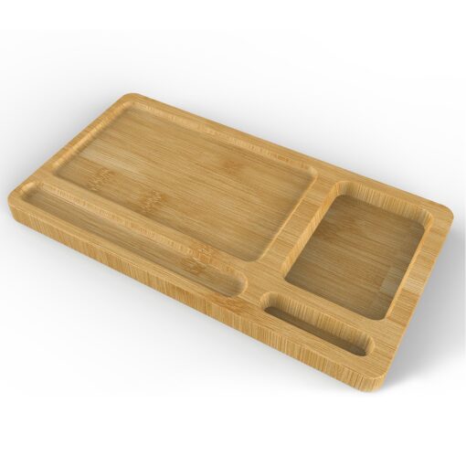 Bamboo Wireless Charger Tray - 10W-6