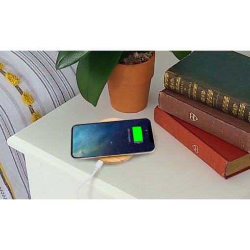 Bamboo Wireless Charger with Standard Packaging-8