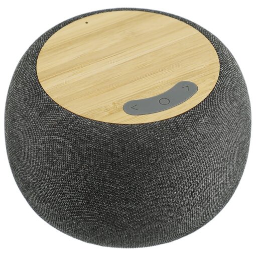 Garm Fabric & Bamboo Speaker with Wireless Chargin-6