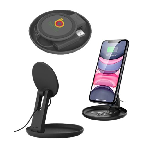 Mag Max Desktop Wireless Charger With Catchall Tray-3