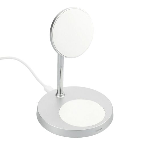 MagClick™ Dual Fast Wireless Charging Stand w/Base-6