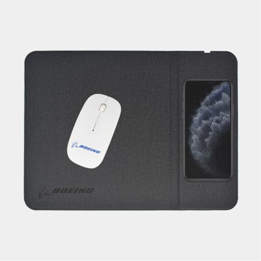 Mouse Qi - Desktop mouse pad featuring 10W wireless charger-4