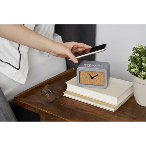 Set in Stone Wireless Charging Desk Clock-8