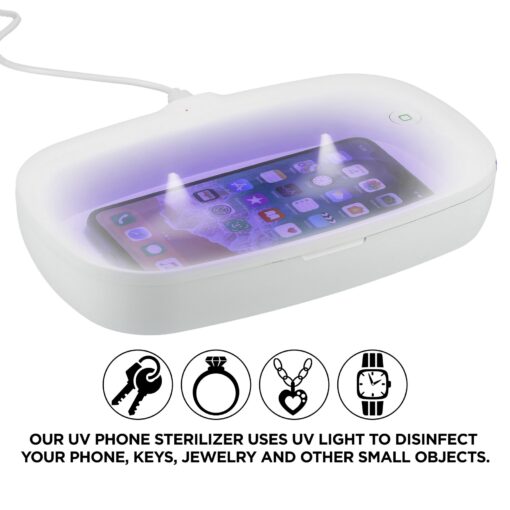 UV Phone Sanitizer with Wireless Charging Pad-8