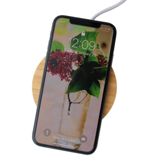 iDisc Bamboo 15W Wireless Charger-7