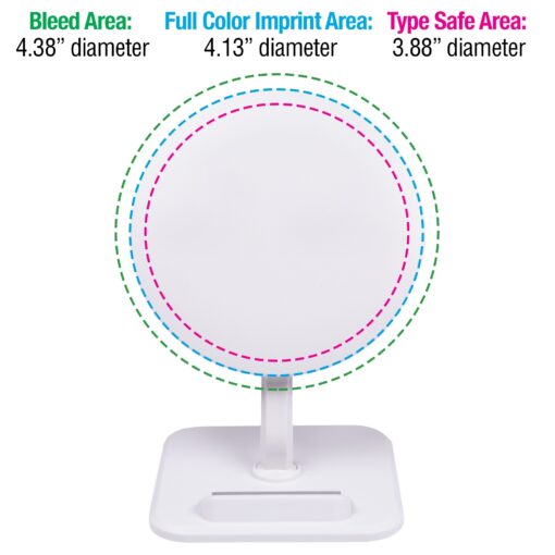 iStand 5W Wireless Charger Round-3
