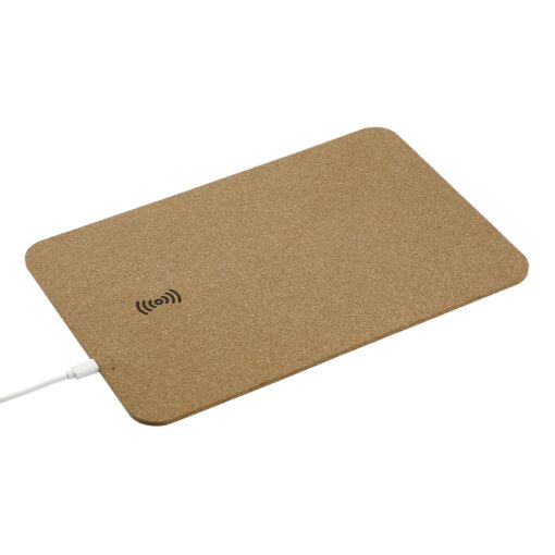 Cork Fast Wireless Charging Mouse Pad-5