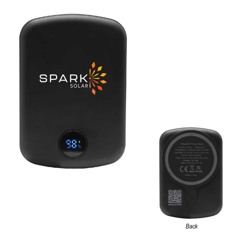 Custom 15w Mag Max Wireless Charger Power Bank - 2