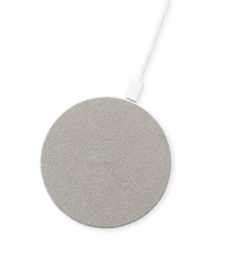 Custom Auden Aluminum Wireless Charging Pad - Sliver - 1