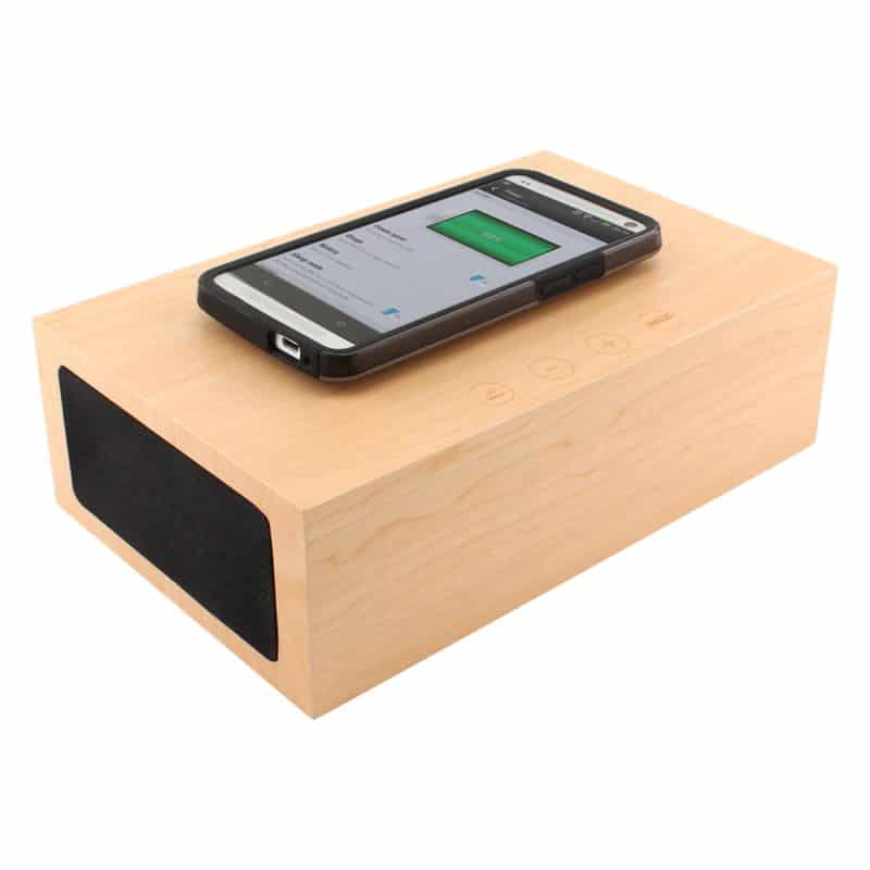 Custom Bluesequoia Alarm Clock With Qi Charging Station And Wireless Speaker - 5