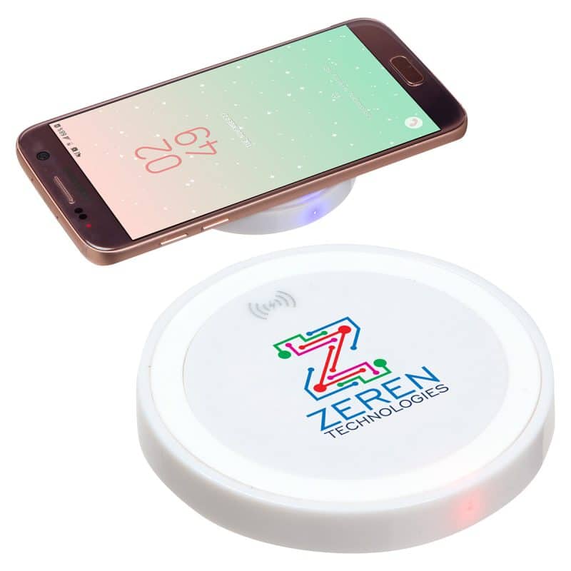 Custom Power Disc 5W Wireless Charger - 6