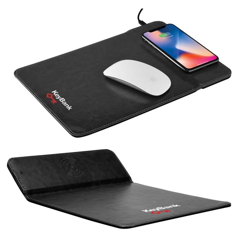 Custom Wireless Charging Mousepad with Phone Stand - 2