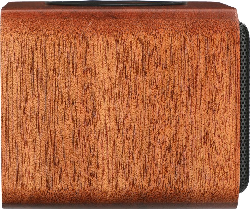 Custom Wood Bluetooth Speaker with Wireless Charging Pad - 7