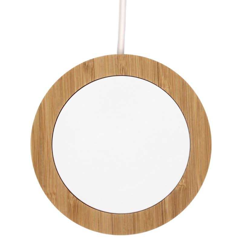 Custom iBevel Plus 15W Wireless Charger With Cork Trim - 2