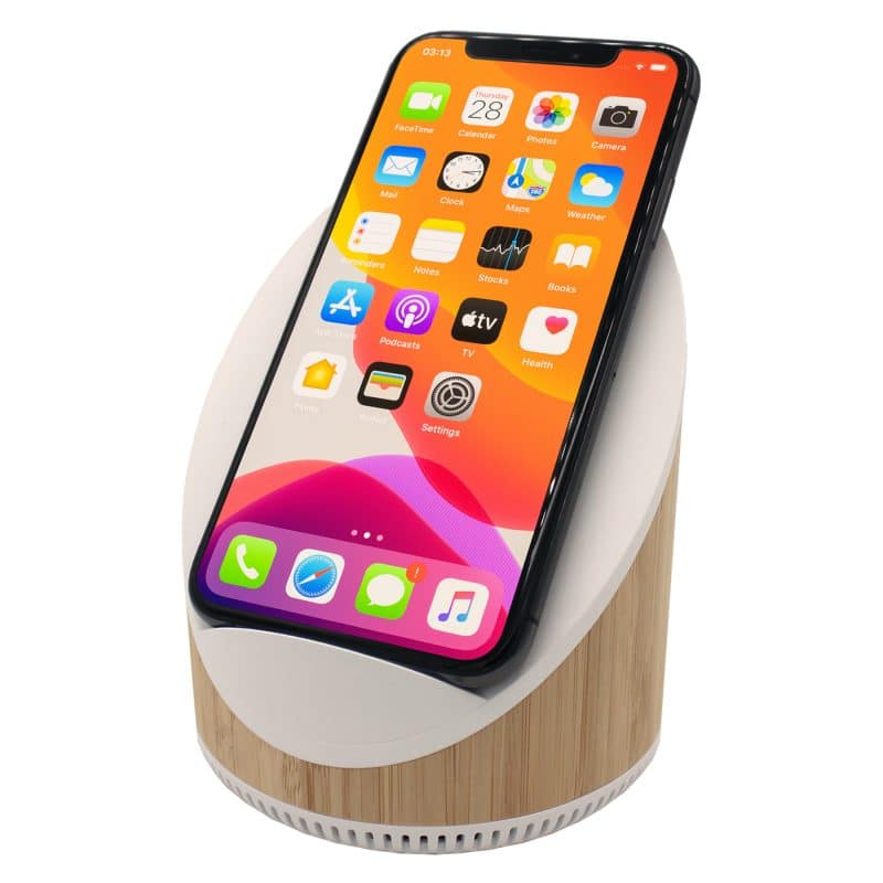 Custom iBlu Phonic 15W Wireless Charger and Bluetooth Speaker - 3
