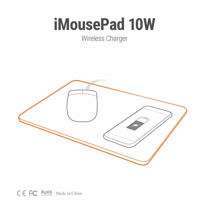 Custom iMousePad 10W Wireless Charger - 5