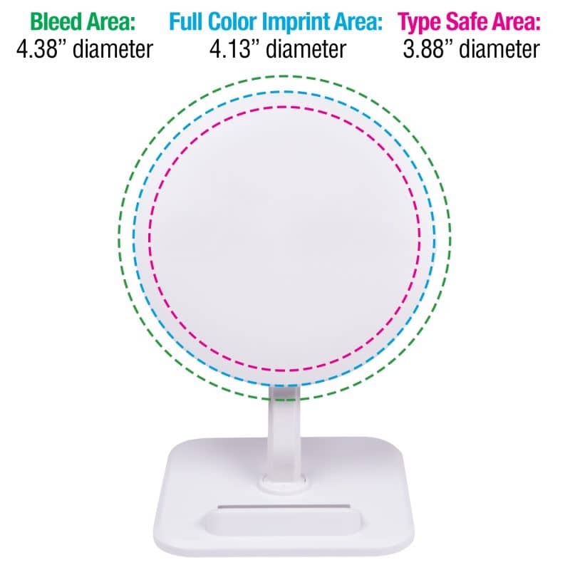 Custom iStand 5W Wireless Charger Round - 2
