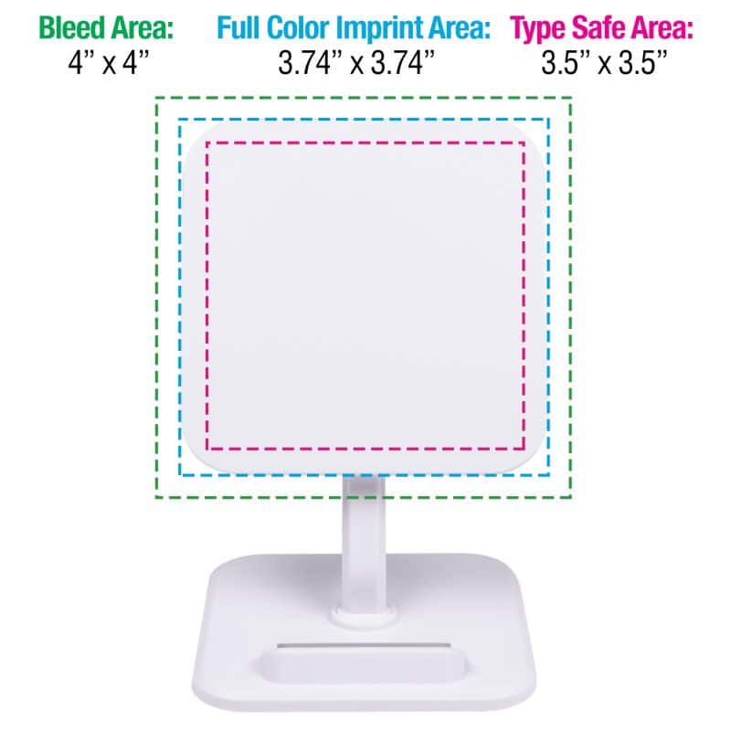 Custom iStand 5W Wireless Charger Square - 2