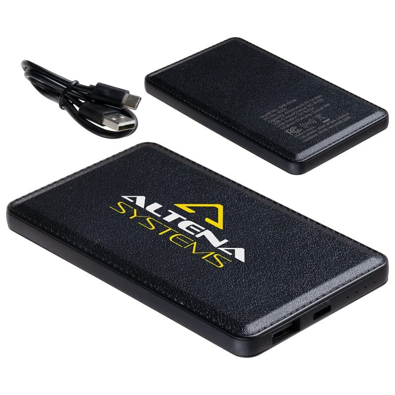 Custom Sovereign 4000mAh Wireless Charging Power Bank with Recycled Case - 2
