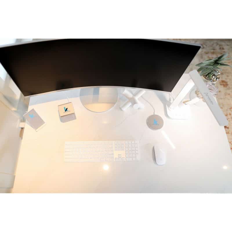 Custom Auden Aluminum Wireless Charging Pad - Sliver - 5