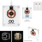 Custom 15w Acrylic Light Up Wireless Charger