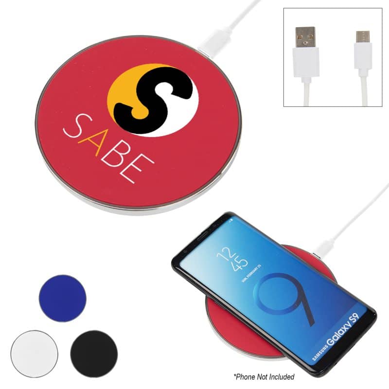 Custom 15w Recycled Aluminum Wireless Charger