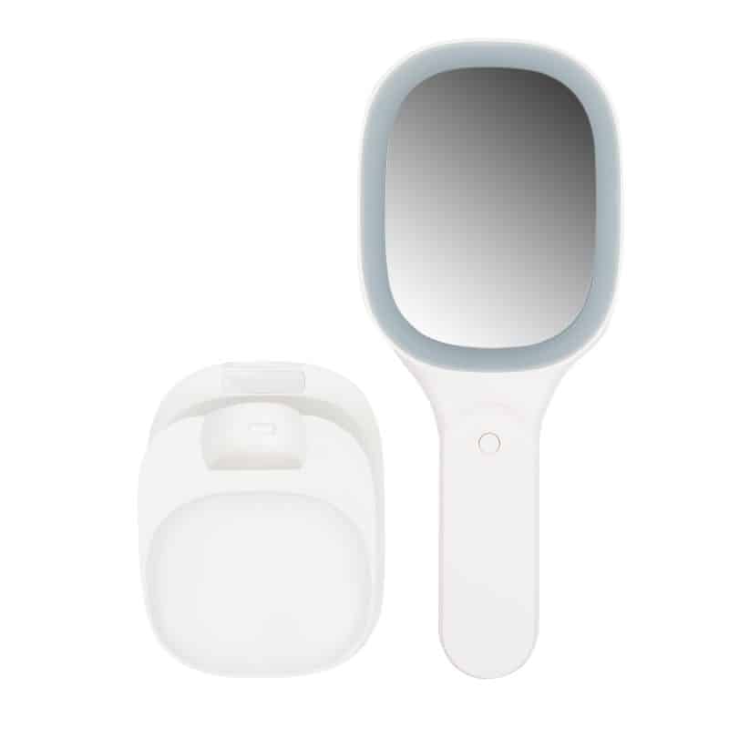 Custom Light Up Double Sided Mirror With Wireless Charger - 2
