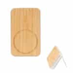 Custom Mag Max Bamboo Wireless Charger Power Bank - 1