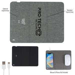 Custom Rpet 10w Wireless Charging Mouse Pad