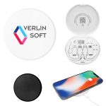 Custom Charging Cord & Adapter Set In Wireless Charging Case