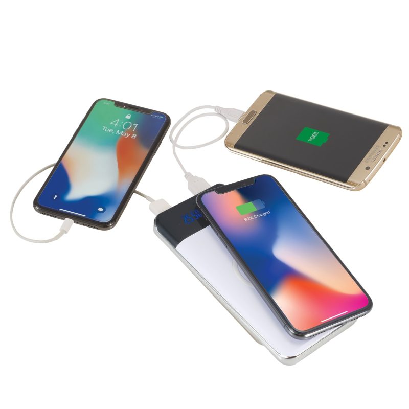Custom Constant 10000 mAh Wireless Power Bank w/Display - 3