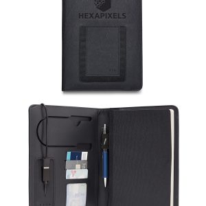 Custom Roma 6"x8" Wireless Power Charger Refillable Journal