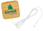 Custom Good Value™ Bamboo Magnet-Hold 15W Wireless Charger - 1