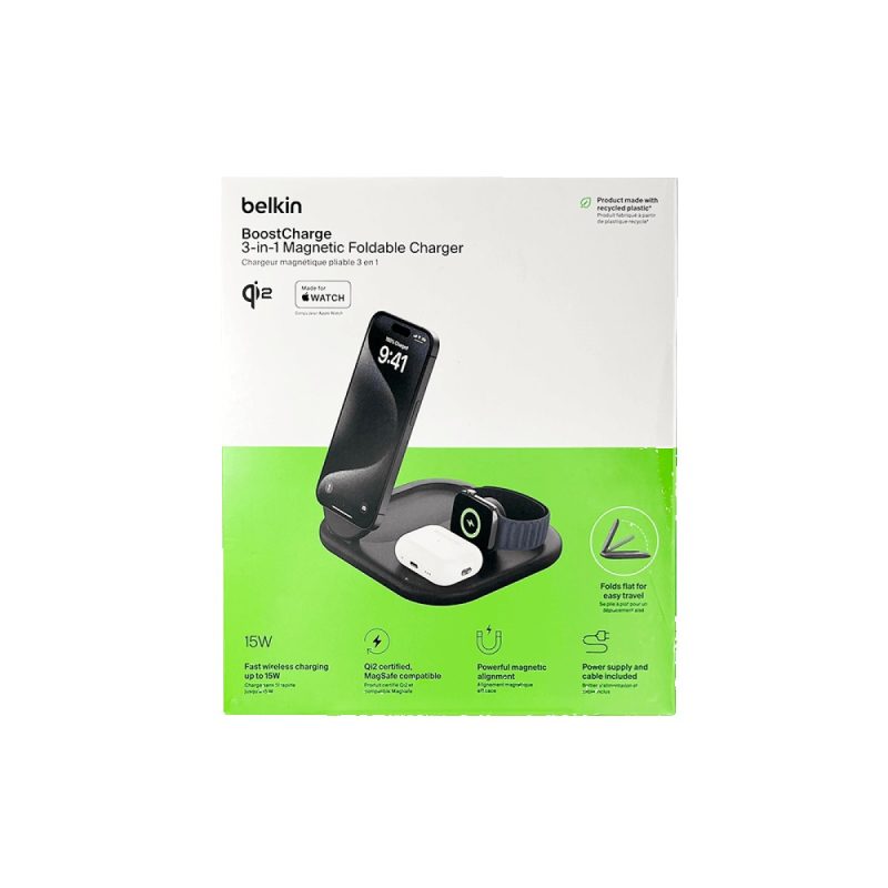 Custom Belkin 3" 1 Magnetic Wireless Charger - 4