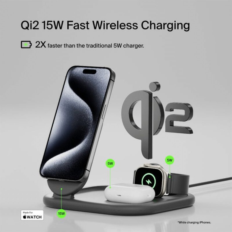 Custom Belkin 3" 1 Magnetic Wireless Charger - 5