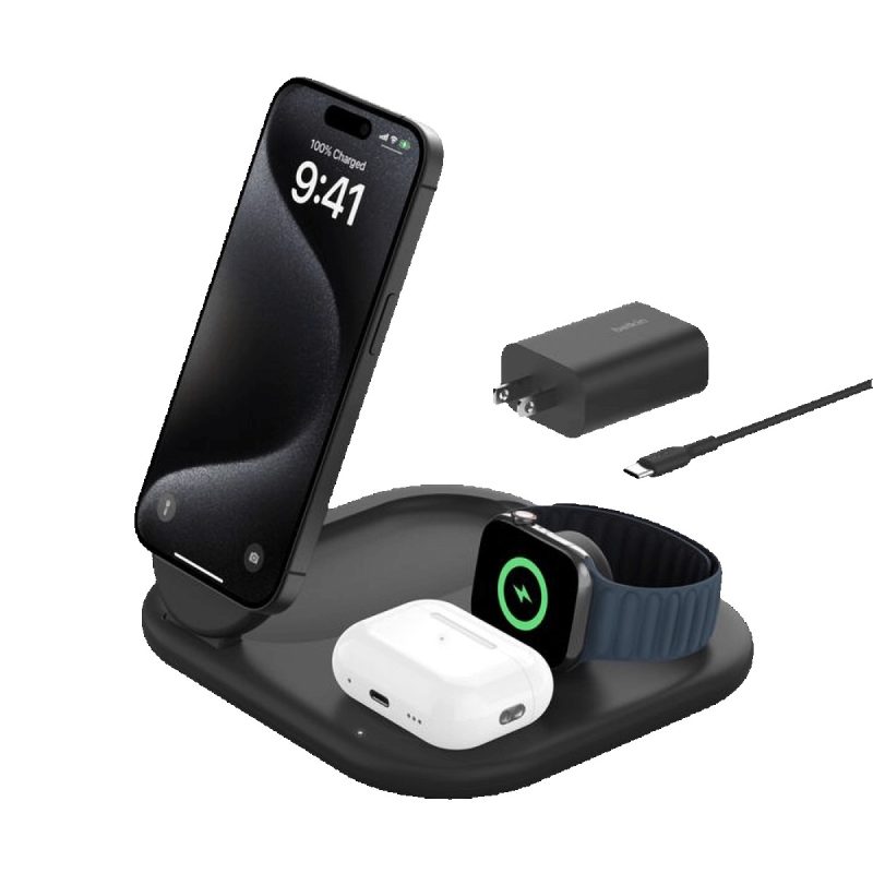 Belkin-3-1-Magnetic-Wireless-Charger-BKN-2029 Custom Belkin 3" 1 Magnetic Wireless Charger