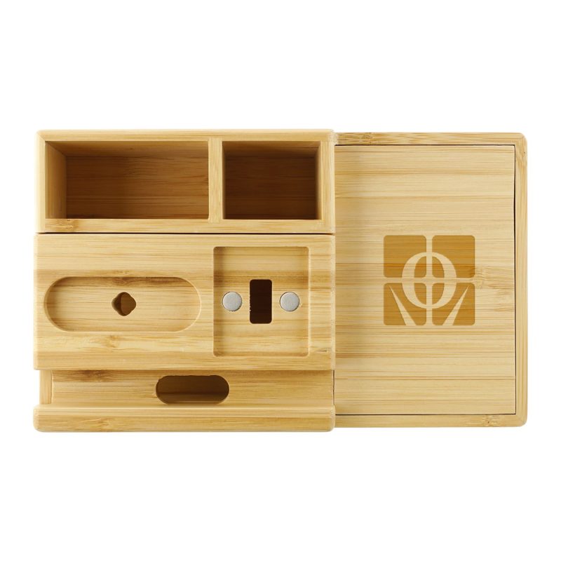 Custom Bamboo Fast Wireless Charging Dock Station