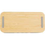 Custom Boost Fabric and Bamboo Wireless Charging Speaker - 1