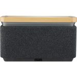Custom Boost Fabric and Bamboo Wireless Charging Speaker - 9