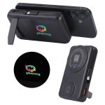 Custom Imperial 10000mAh Light-Up Power Bank with Magnetic Wireless Charger