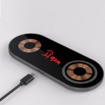 Custom Glass Top Dual Wireless Charging Pad - 4