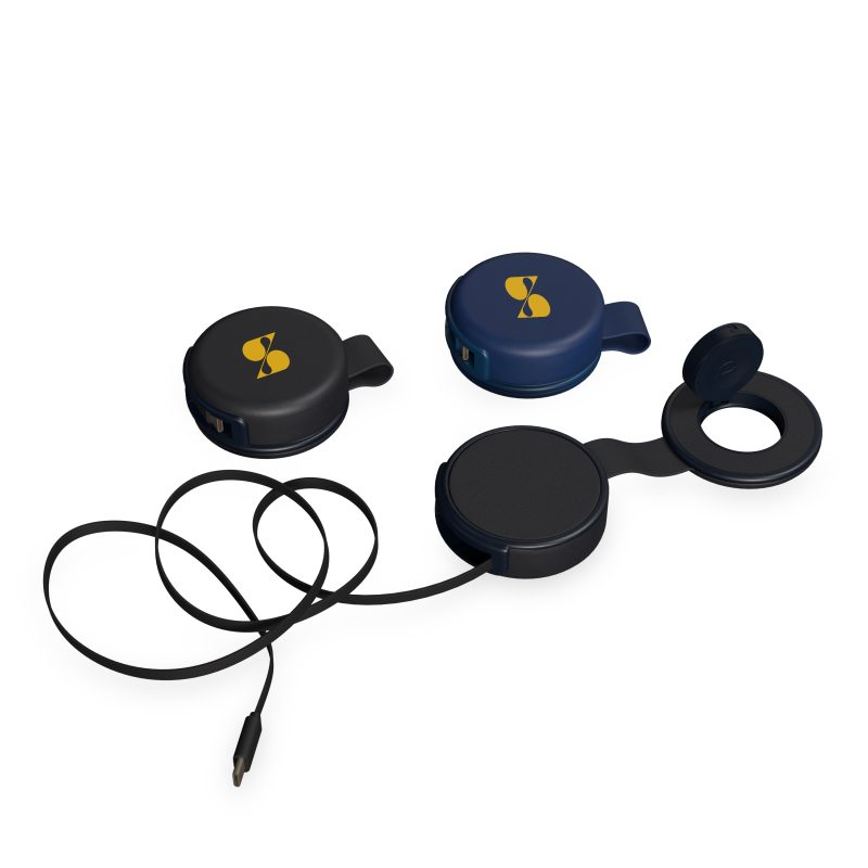 Custom Loop 2-In-1 Retractable Charger - 4