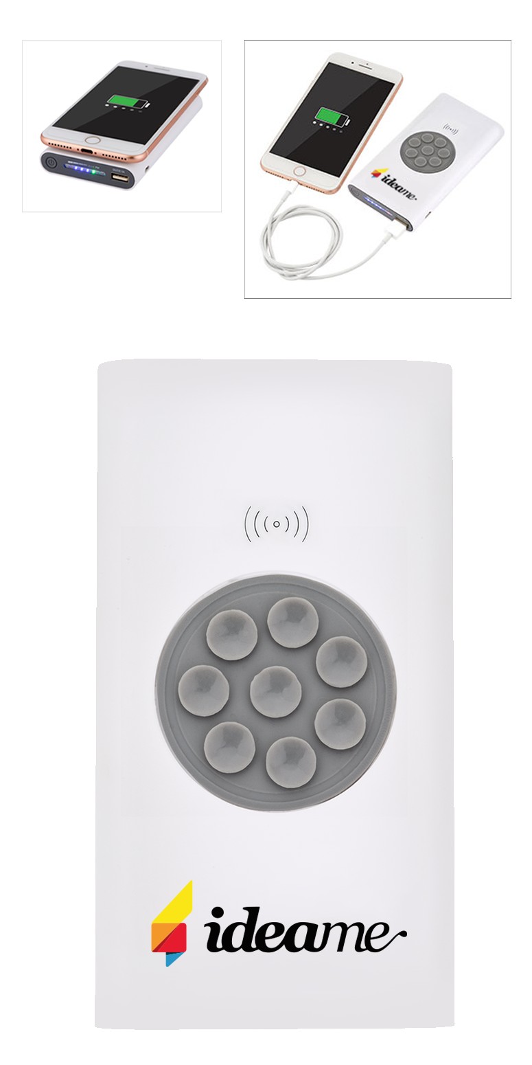 UL-Certified-Grip-Wireless-Charger-Power-Bank-EL169 Custom UL Certified Grip Wireless Charger & Power Bank
