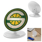 Custom 10w Round Wireless Charger & Stand - 2