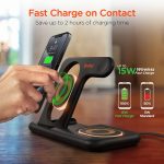 Custom HyperGear PowerFold X-Ray 4-in-1 Foldable Wireless Charging Stand with 15W Wireless Fast Charge - 4